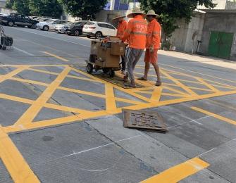 消防通道划线