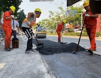 龙岗雄宇路沥青修补工程