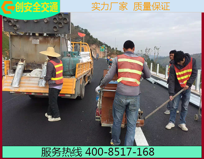 齐广高速划线