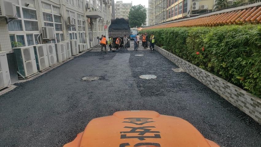 龙华医院存量网管工程沥青路面恢复