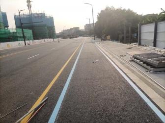 坪山创新路标线工程